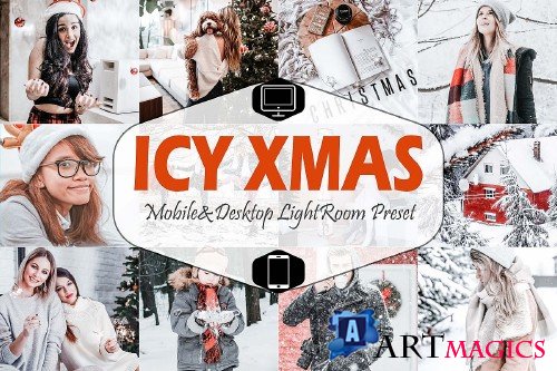 Icy Xmas Mobile & Desktop Lightroom Presets - 384160