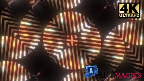 Videohive - 7 Kaleidoscopic Gold Pack - 24863810