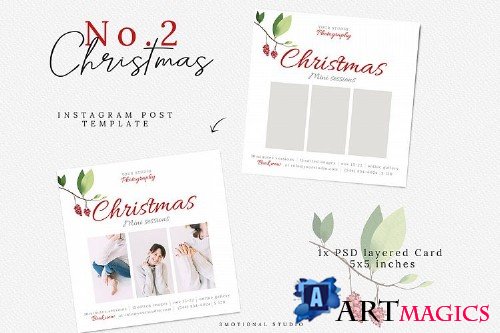 Holiday Mini Sessions Marketing Template - 384038