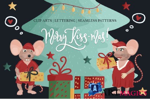 Merry Kiss-Mas. Christmas set - 3652580