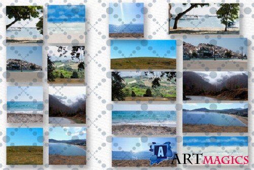 Beach background Holiday landscapes - 4301754