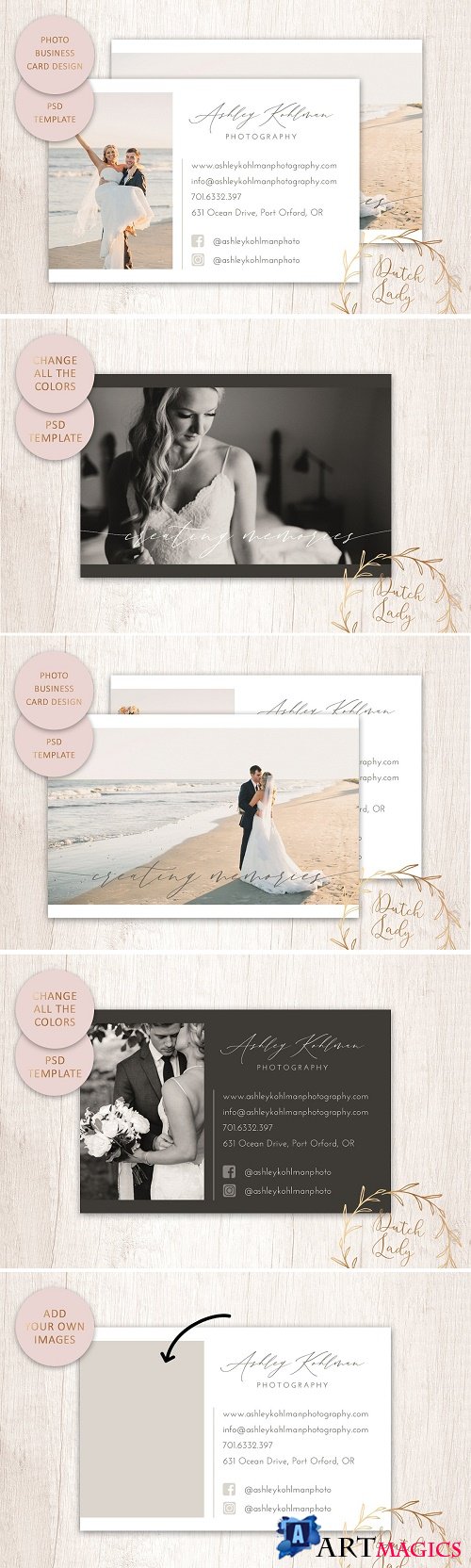 PSD Photo Business Card Template 1 - 4298381