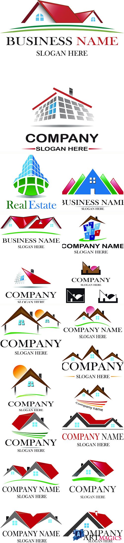 Project house logo vector