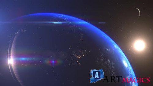 Videohive - Earth And Moon Sunrise South America - 
25060248