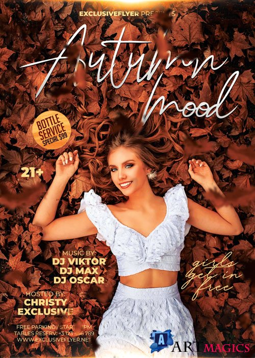 Autumn mood - Premium flyer psd template