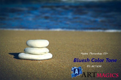 Bluesh Color Tone - Ps Action