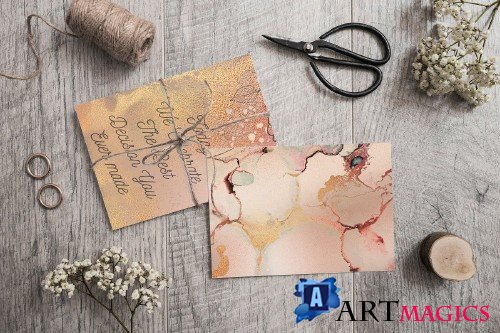 Gold Foil Ink+Watercolor Christmas - 3430948
