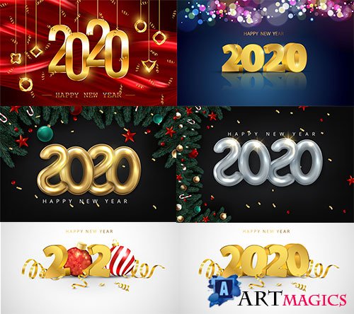   2020 -   / Happy New Year 2020 - Vector Graphics