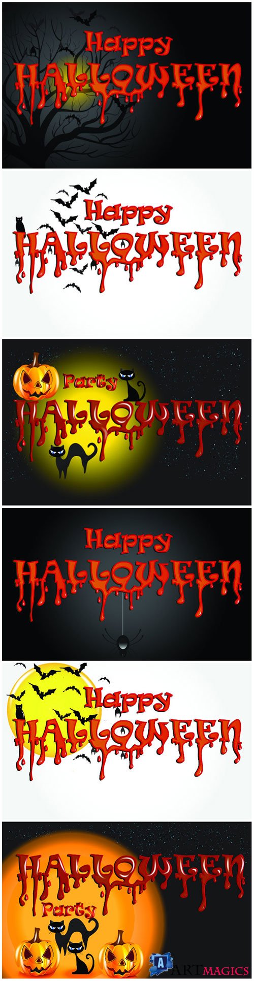 Halloween horror party background