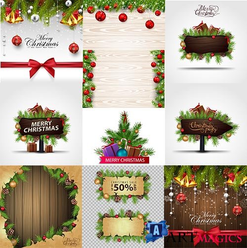      4 -   / Christmas pictures 4 - Vector Graphics