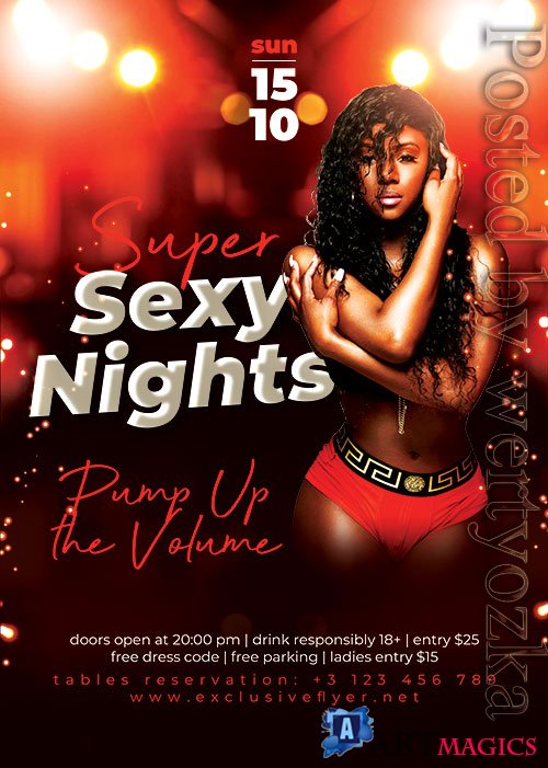 Super sexy nights - Premium flyer psd template