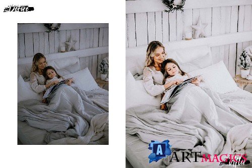 05 Family Xmas Photoshop Actions, ACR and LUT presets - 401813