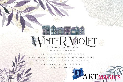 Winter Violet collection - 4286203