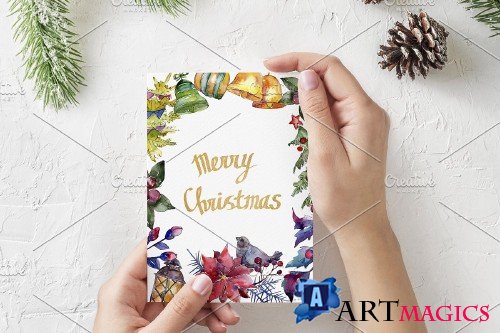 Set illustrations Christmas miracle - 4316367