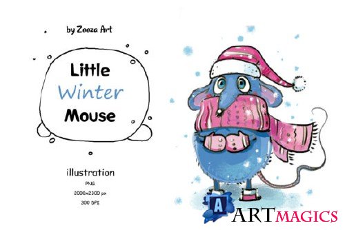 Little Mouse - Illustration