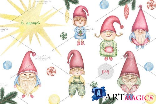 Christmas Gnomes Collection - 3974021