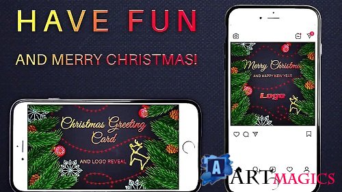 Christmas Greeting Card And Logo Reveal 331598 - After Effects Templates