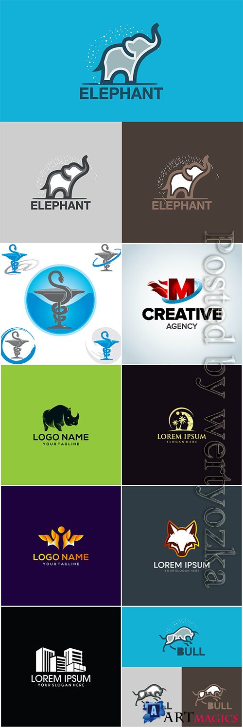 Modern and creative vector logo design