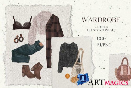 Wardrobe - fashion clothes set 4295966