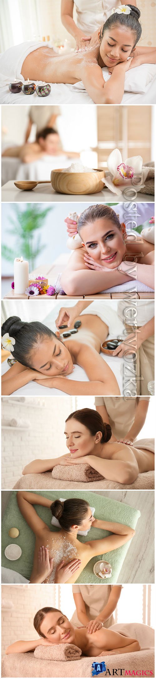Spa treatments, beautiful, girls, spa, massage