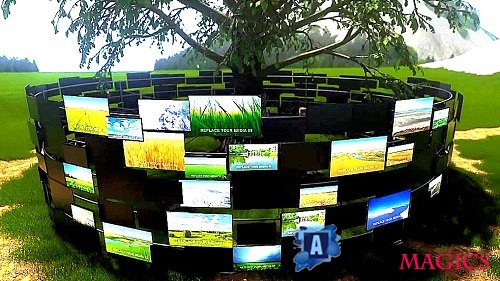 Video Screens On Nature 313714 - After Effects Templates