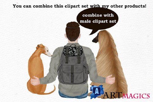 Dog Clipart, Dog breeds, Pet clipart - 4359597