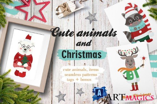 Cute animals and Christmas - 3308064