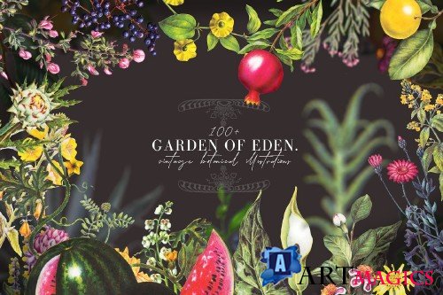 Garden of Eden - Botanical set - 3903683