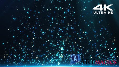 Videohive - Blue Particles - 24999558