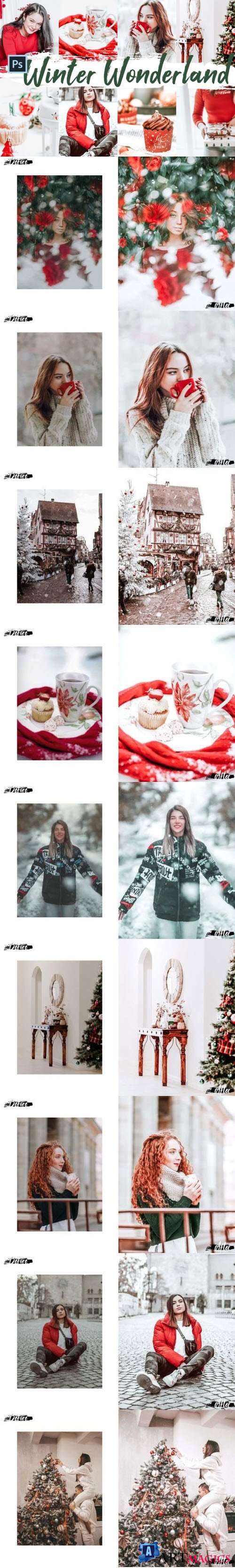 10 Winter Wonderland Photoshop Actions
