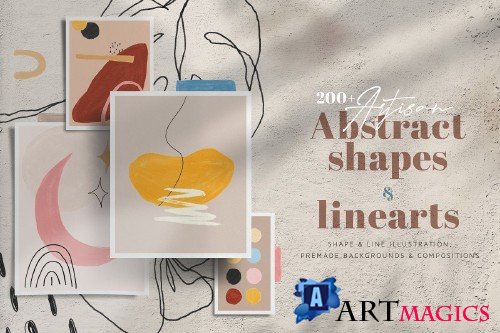 Artisan Abstract Shapes & Line Art - 4334992