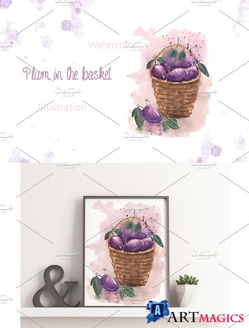 Plum in the basket - 3992255
