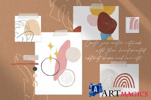 Artisan Abstract Shapes & Line Art - 4334992