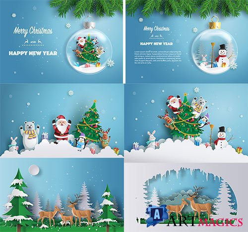   7 -   / Christmas pictures 7 - Vector Graphics