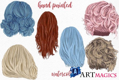 Hairstyles clipart, Girls Hairstyles - 4417974