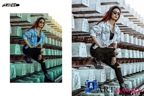 05 Fashion Wave Photoshop Actions, ACR and LUT presets - 412823
