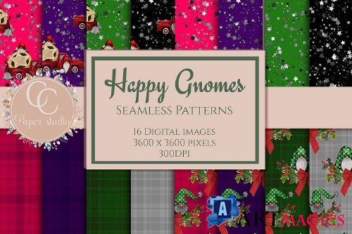 Happy Gnome paper pack - 407020