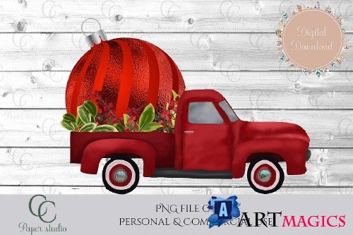 Bauble Truck - christmas - 410558