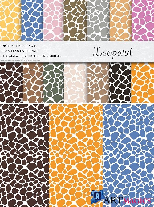 Leopard Seamless Patterns - 4415204