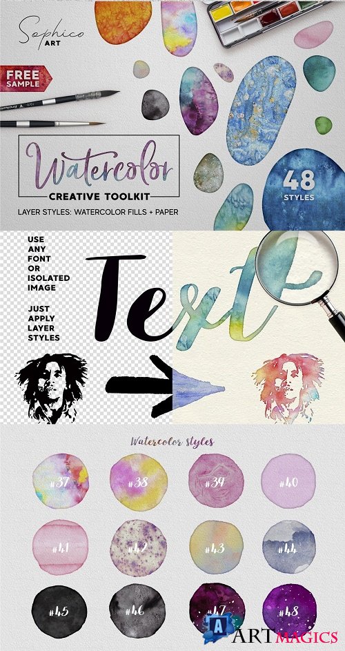 Watercolor Layer Effects Photoshop 3823722