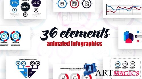 36 Infographics Elements 333763 - After Effects Templates