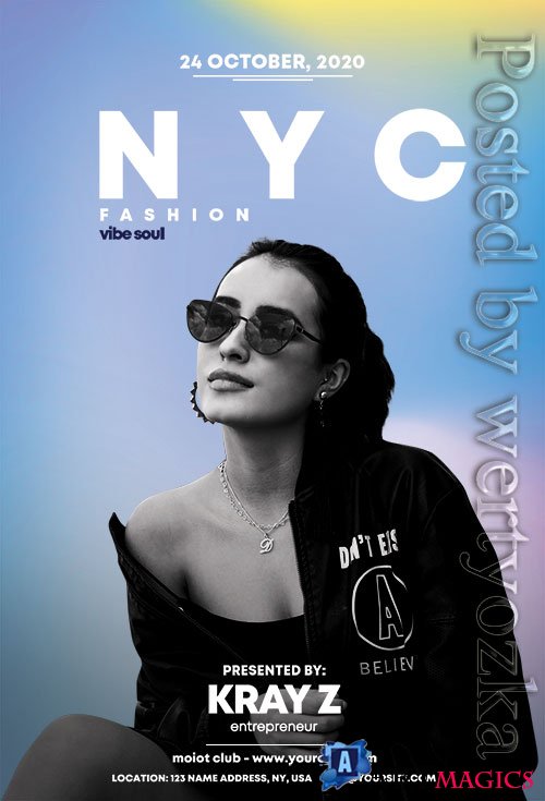 Nyc fashion - Premium flyer psd template