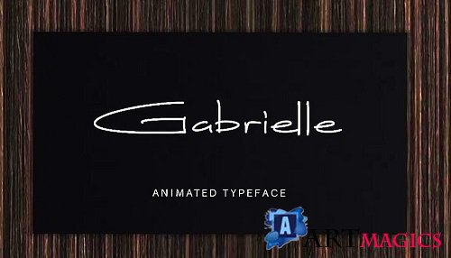 Gabrielle Animated Font 343148 - After Effects Templates