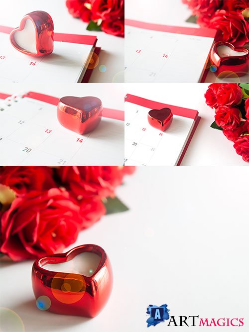     -   / Roses for lovers - Raster clipart