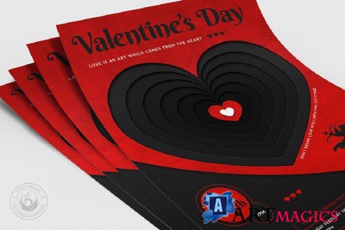 Valentines Day Flyer Template V23 - 4444383