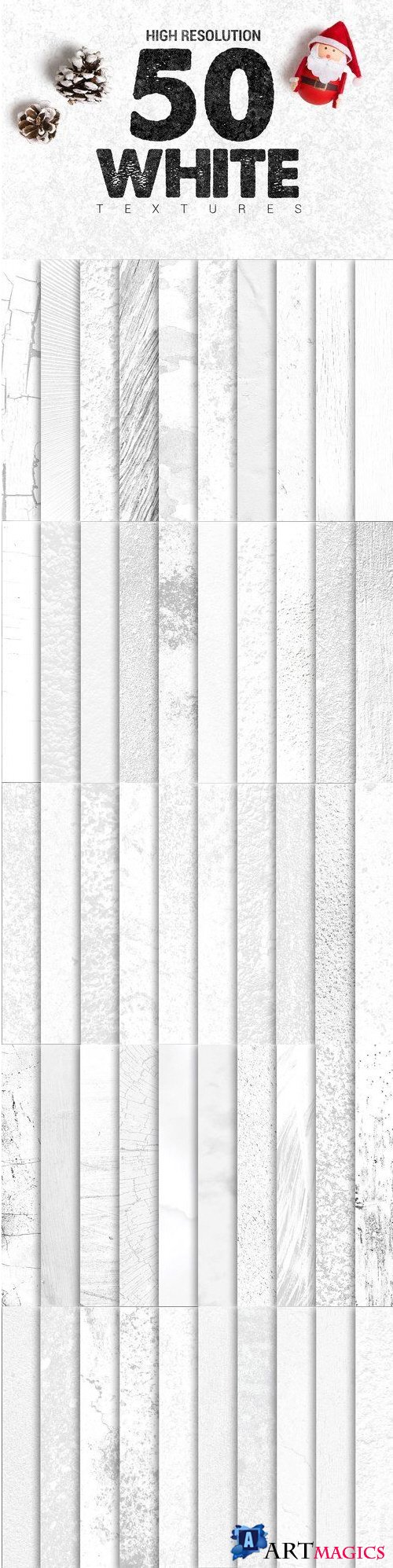 Bundle White Textures Vol1 x50 - 4350412