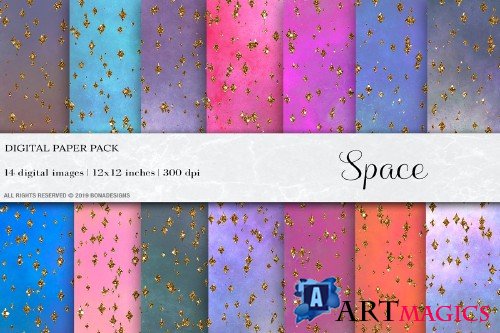 Space Digital Paper - 4452674