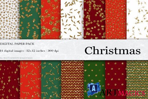 Christmas Digital Papers - 4452544