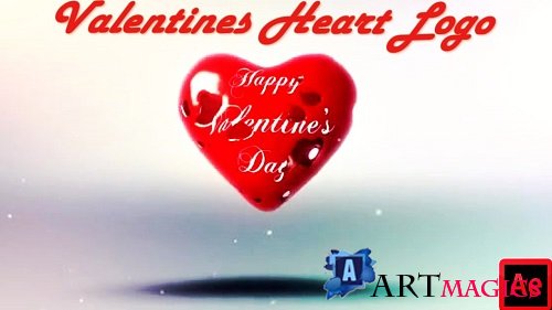 Valentines Heart Logo Reveal 6769221 - After Effects Templates
