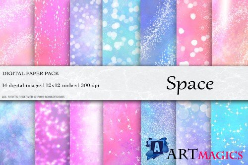 Space Digital Papers - 4454251